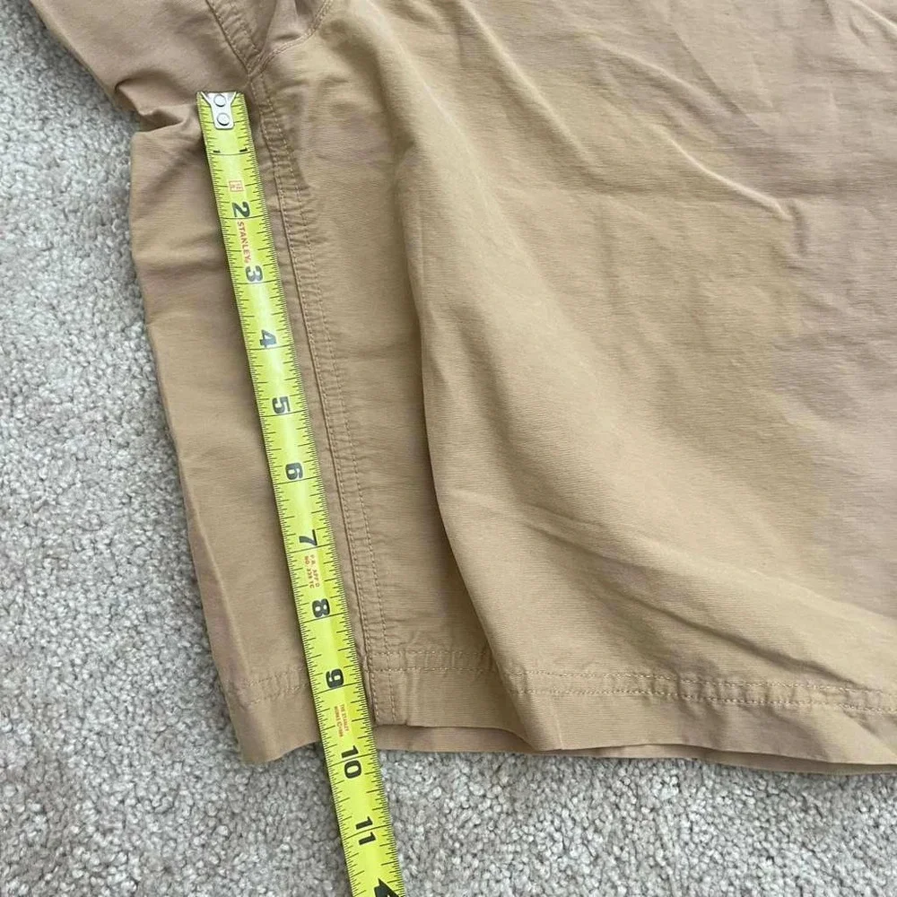 Columbia Mens‎ Tan Khaki Cargo Hiking Shorts Size 40 AM4081 Omni-Shade 10 Inseam